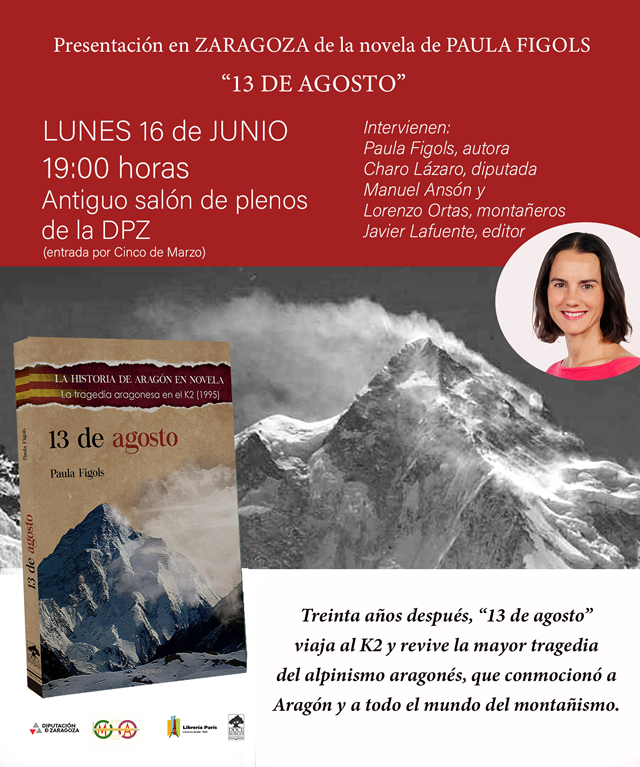 Paula Figols presenta '13 de agosto'